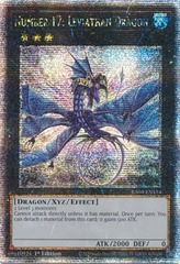 Number 17: Leviathan Dragon - RA04-EN154 - Quarter Century Secret Rare - 1st Edition
